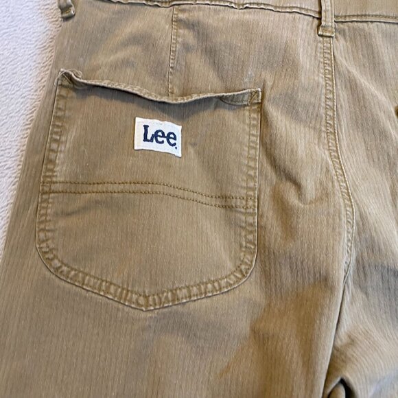 Lee Women's Pants Size 10 Medium Khaki Cotton Blend Straight-Leg - Picture 11 of 12